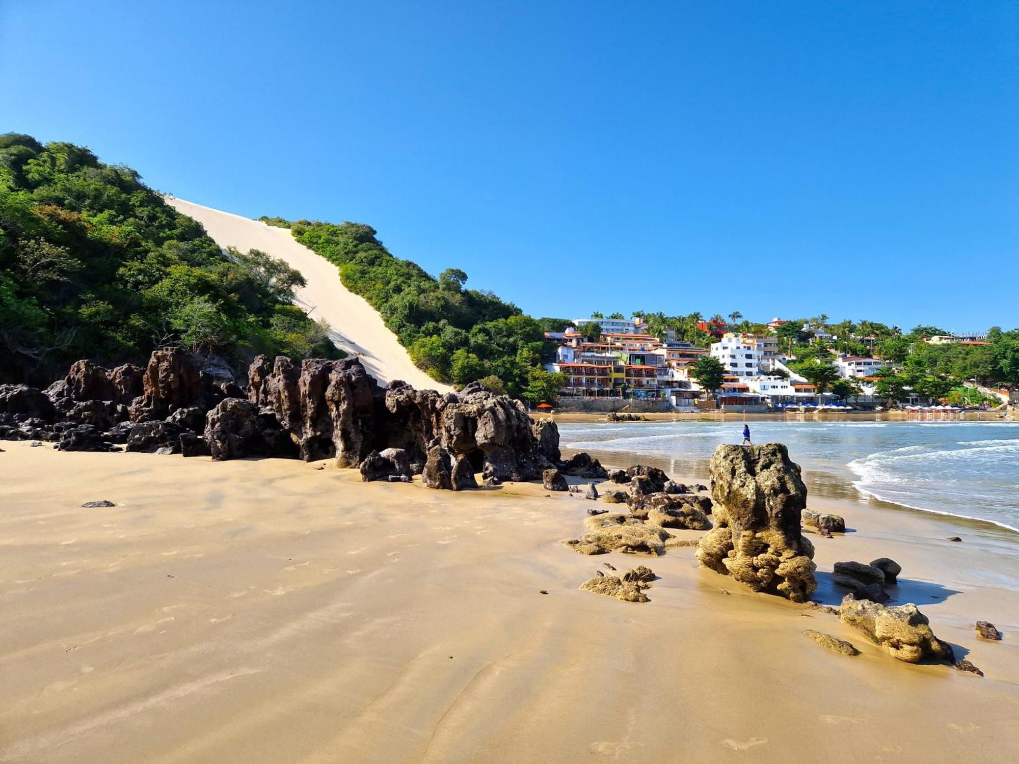 Na Praia - Araca 407 Luxo - Lateral Vista Mar Natal Kültér fotó
